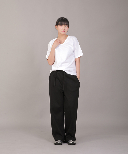 SAINTCREW(セントクルー)の「ソフトエッセンシャル起毛ワイドパンツ SEK-388 ブラックブラック(スウェットパンツ・レディース・その他・FREE)」の5枚目の写真