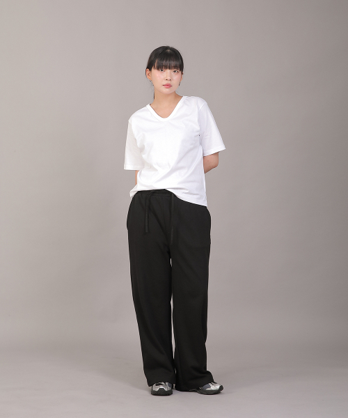 SAINTCREW(セントクルー)の「ソフトエッセンシャル起毛ワイドパンツ SEK-388 ブラックブラック(スウェットパンツ・レディース・その他・FREE)」の7枚目の写真