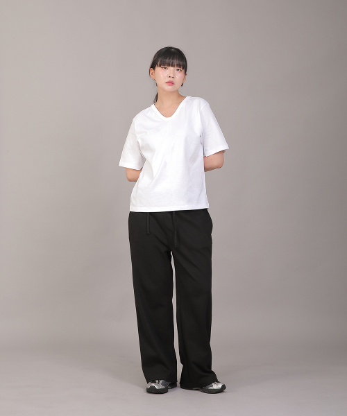 SAINTCREW(セントクルー)の「ソフトエッセンシャル起毛ワイドパンツ SEK-388 ブラックブラック(スウェットパンツ・レディース・その他・FREE)」の10枚目の写真