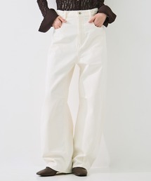 STUDIOUS | 【STUDIOUS/ステュディオス】Damaged Barrel Leg Jeans/ダメージバレルレッグジーンズ/美脚デニム/小尻効果(デニムパンツ)