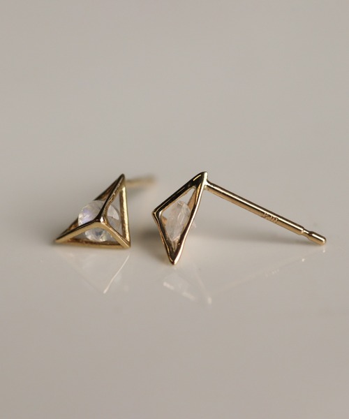 cui-cui(キュイキュイ)の「カラーストーン ピアス | K10YG 〈2026 AUTUMN COLLECTION〉(ピアス(両耳用)・レディース・グリーン/ホワイト/オレンジ・FREE)」の20枚目の写真