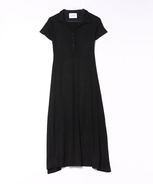 MAGASIN DE MODE Chou Chou(マガジンデモードシュシュ)の「【MAGASIN DE MODE Chou Chou】スキッパーニットワンピース SNF(ワンピース・レディース・グレー/ブラック・FREE)」の1枚目の写真