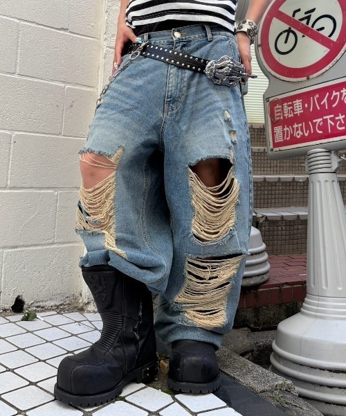 ブランド古着】デニムパンツ（デニムパンツ）｜XU（エックスユー）の