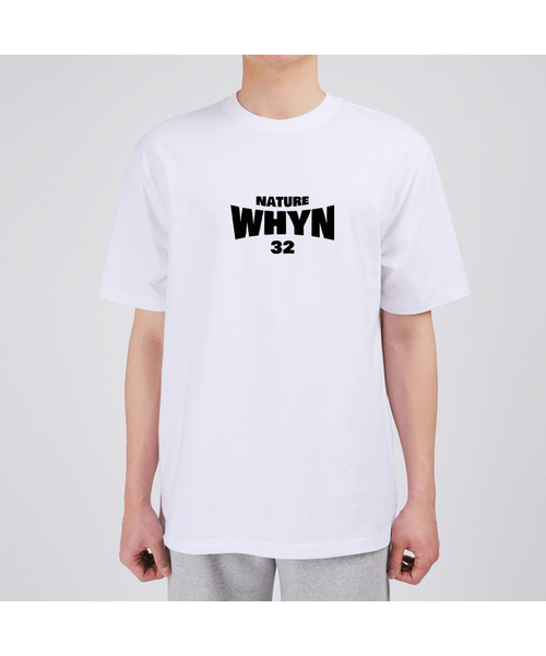 WHYN（ワイエヌ）の「ネイチャル32 半袖Tシャツ F05BRD_WBX11051（Tシャツ/カットソー・メンズ・ホワイト/ブルー/ブラック/グレー系その他・S/XL/L/M）」の2枚目の写真