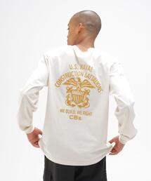 U.S. NAVY SEABEES L/S T-SHIRT / ユーエス ネイビー シービーズ 長袖Tシャツ / AVIREX / アヴィレックス
