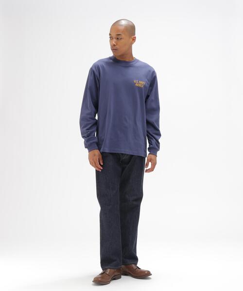 AVIREX(アヴィレックス)の「U.S. NAVY SEABEES L/S T-SHIRT / ユーエス ネイビー シービーズ 長袖Tシャツ / AVIREX / アヴィレックス(Tシャツ/カットソー・メンズ・キナリ/ネイビー・X-LARGE/XX-LARGE/LARGE)」の5枚目の写真