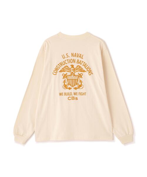 AVIREX(アヴィレックス)の「U.S. NAVY SEABEES L/S T-SHIRT / ユーエス ネイビー シービーズ 長袖Tシャツ / AVIREX / アヴィレックス(Tシャツ/カットソー・メンズ・キナリ/ネイビー・X-LARGE/XX-LARGE/LARGE)」の12枚目の写真
