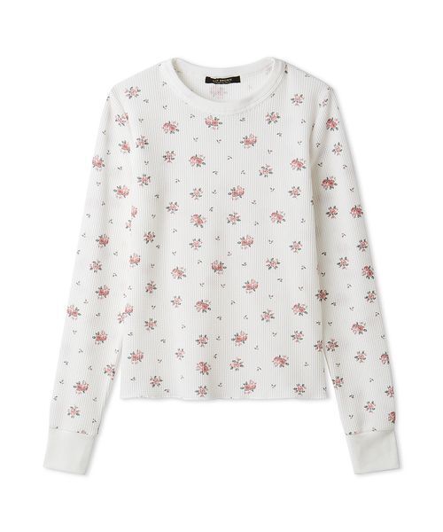 LILY BROWN(リリーブラウン)の「【Anniversary Edition】ヴィンテージワッフルトップス(Tシャツ/カットソー・レディース・ブルー/ピンク・F)」の18枚目の写真