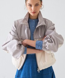 タフタコンビブルゾン