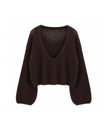 [SET] Punching Layered Crop Knit + Sleeveless (4colors)