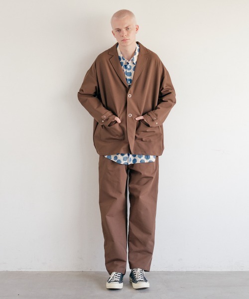 rehacer(レアセル)の「rehacer : Over Size Easy Tailored Jacket / オーバーサイズ イージーテーラード ジャケット(テーラードジャケット・メンズ・ブラック/ブラウン/ネイビー・LARGE/MEDIUM/SMALL)」の9枚目の写真