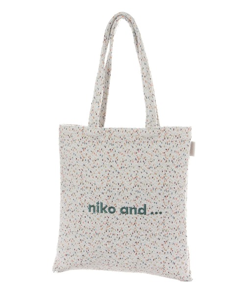 niko and...(ニコアンド)の「ニコロゴツブツブトートバッグ(トートバッグ・レディース・カーキ/ネイビー/オフホワイト/レッド/ベージュ・0)」の11枚目の写真
