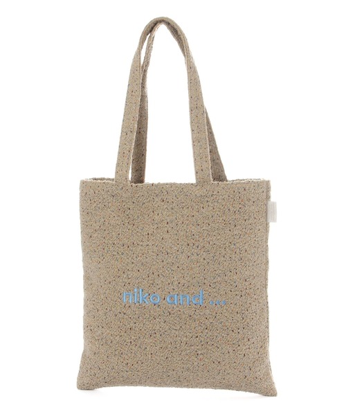 niko and...(ニコアンド)の「ニコロゴツブツブトートバッグ(トートバッグ・レディース・カーキ/ネイビー/オフホワイト/レッド/ベージュ・0)」の13枚目の写真