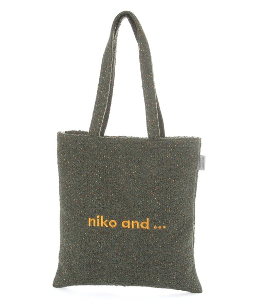 niko and...(ニコアンド)の「ニコロゴツブツブトートバッグ(トートバッグ・レディース・カーキ/ネイビー/オフホワイト/レッド/ベージュ・0)」の14枚目の写真