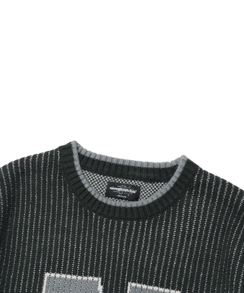 NICE GHOST CLUB(ナイスゴーストクラブ)の「BIG N KNIT_GREEN(NG2GFUK601A)(ニット/セーター・レディース・グリーン・SMALL/MEDIUM)」の3枚目の写真