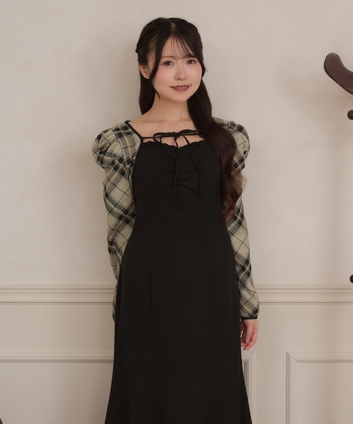 apres jour(アプレジュール)の「【セット着用可能】フロントリボンショートボレロ(カーディガン/ボレロ・レディース・ブラウン系その他/ブラック系その他/ブラック・フリー/X-LARGE)」の11枚目の写真