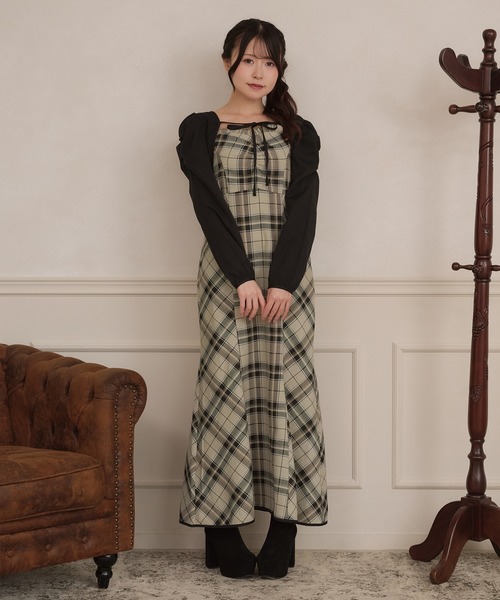 apres jour(アプレジュール)の「【セット着用可能】フロントリボンショートボレロ(カーディガン/ボレロ・レディース・ブラウン系その他/ブラック系その他/ブラック・フリー/X-LARGE)」の21枚目の写真