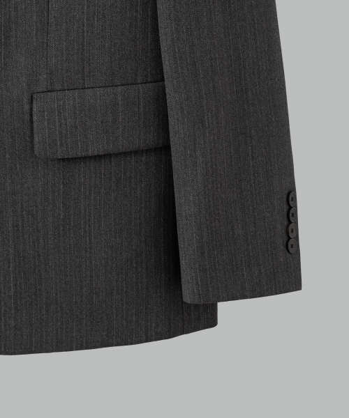 NONBLANK(ノンブランク)の「バーティカル ルーズフィット 3BTYN ジャケット_DARK GREY(テーラードジャケット・メンズ・その他・MEDIUM/LARGE/X-LARGE)」の5枚目の写真