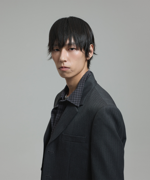 NONBLANK(ノンブランク)の「バーティカル ルーズフィット 3BTYN ジャケット_DARK GREY(テーラードジャケット・メンズ・その他・MEDIUM/LARGE/X-LARGE)」の6枚目の写真