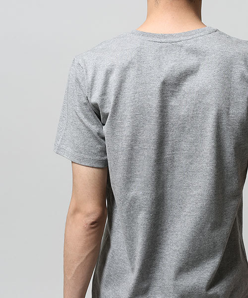 NANO universe（ナノユニバース）の「Anti Soaked(R) MIX Vneck T（Tシャツ/カットソー・メンズ・グレー/チャコール/ネイビー・MEDIUM/SMALL/LARGE/X-LARGE）」の8枚目の写真
