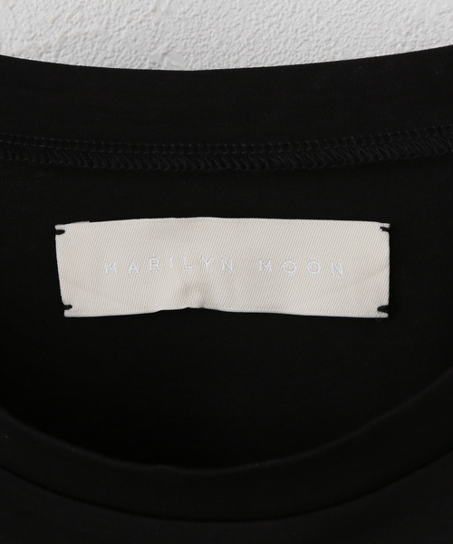 IENA（イエナ）の「MARILYN MOON/マリリンムーン ruffle top カットソー 4264-182（Tシャツ/カットソー・レディース・ブラック/ホワイト・FREE）」の5枚目の写真