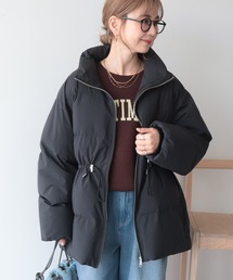 【撥水・防風】パファースタンドカラーブルゾン