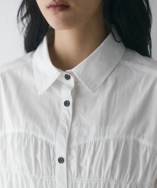 Firsthand（ファーストハンド）の「限定展開 Firsthand/ファーストハンド シャーリングステッチシャツ（シャツ/ブラウス・レディース・サックスブルー/ホワイト・FREE）」の16枚目の写真