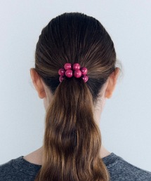 whoseA（フーシー）の「Wood Ball HairTie&Bracelet / ウッドボールヘアタイ＆ブレスレット（ヘアゴム）」