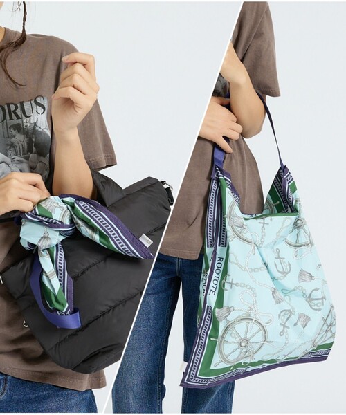 ROOTOTE(ルートート)の「【ROOTOTE/ルートート】ターバンバッグ/トートバッグ(トートバッグ・レディース・ブラック系その他/その他1/ブルー/レッド/ブラック/ライトブルー/ホワイト/ピンク系その他・フリー)」の1枚目の写真