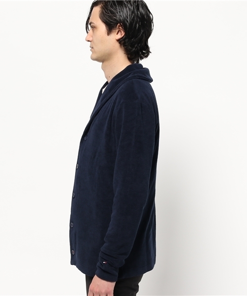 TOMMY HILFIGER(トミーヒルフィガー)の「Towelling cardigan(カーディガン/ボレロ・メンズ・ネイビー・MEDIUM/X-LARGE/SMALL/LARGE)」の4枚目の写真