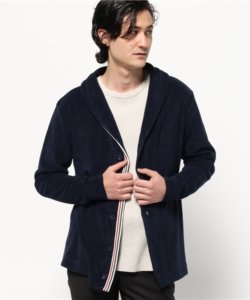 TOMMY HILFIGER(トミーヒルフィガー)の「Towelling cardigan(カーディガン/ボレロ・メンズ・ネイビー・MEDIUM/X-LARGE/SMALL/LARGE)」の6枚目の写真