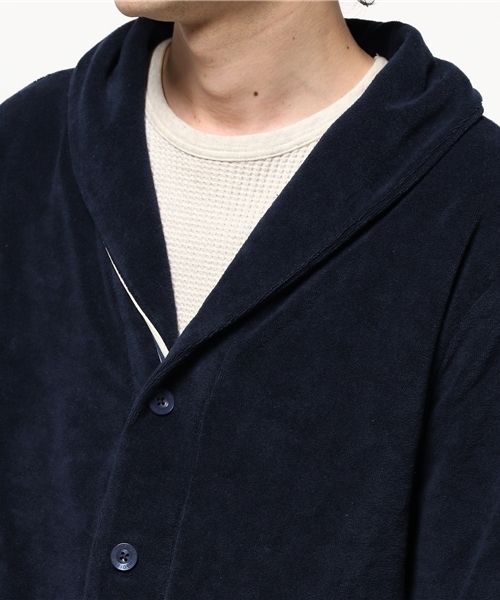 TOMMY HILFIGER(トミーヒルフィガー)の「Towelling cardigan(カーディガン/ボレロ・メンズ・ネイビー・MEDIUM/X-LARGE/SMALL/LARGE)」の7枚目の写真