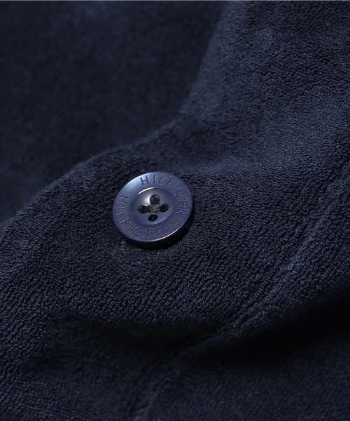 TOMMY HILFIGER(トミーヒルフィガー)の「Towelling cardigan(カーディガン/ボレロ・メンズ・ネイビー・MEDIUM/X-LARGE/SMALL/LARGE)」の3枚目の写真