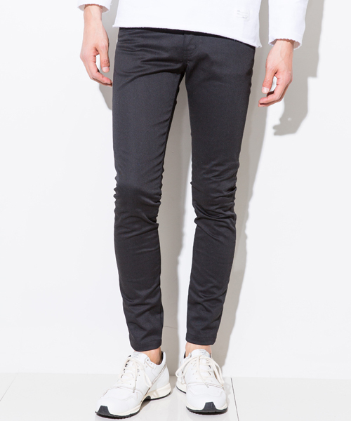 STUDIOUS（ステュディオス）の「【STUDIOUS】ハイパワーサテンストレッチテーパードスキニー（その他パンツ・メンズ・ブラック/カーキ・2/3/1）」の9枚目の写真