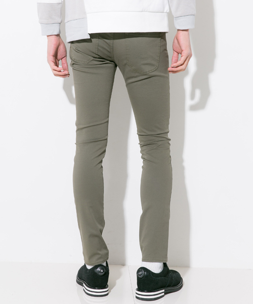 STUDIOUS ストレッチテーパードパンツ
