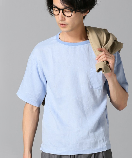 Journal Standard Relume ジャーナルスタンダード レリューム の No 66 リネンtシャツ Tシャツ カットソー Wear