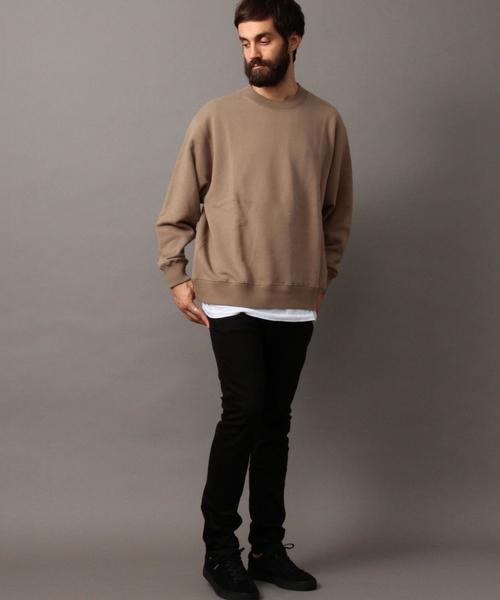 BEAUTY&YOUTH UNITED ARROWS（ビューティーアンドユースユナイテッドアローズ）の「BY ∴ ビッグ スウェット◆（スウェット・メンズ・ベージュ/オリーブ/ネイビー・SMALL/MEDIUM/LARGE）」の9枚目の写真