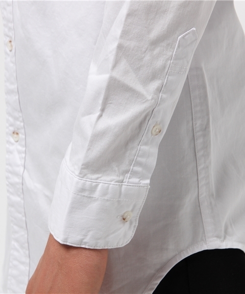 MIND BLOW（マインドブロウ）の「ストレッチロングシャツ（シャツ/ブラウス・メンズ・ブルー/ホワイト・L/M/S）」の3枚目の写真