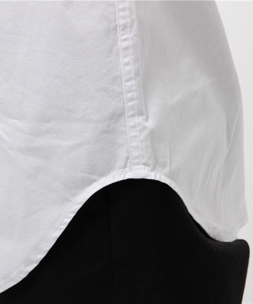 MIND BLOW（マインドブロウ）の「ストレッチロングシャツ（シャツ/ブラウス・メンズ・ブルー/ホワイト・L/M/S）」の5枚目の写真