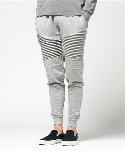 VENCEEXCHANGE（ヴァンスエクスチェンジ）の「ST裏毛バイカーパンツ（その他パンツ・メンズ・グレー/ブラック・LARGE/MEDIUM）」の2枚目の写真