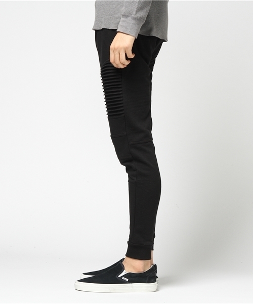 VENCEEXCHANGE（ヴァンスエクスチェンジ）の「ST裏毛バイカーパンツ（その他パンツ・メンズ・グレー/ブラック・LARGE/MEDIUM）」の3枚目の写真