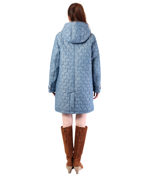 MILKFED.(ミルクフェド)の「HEART QUILTED COAT(その他アウター・レディース・ブラック/カーキ/ブルー・X-SMALL/SMALL)」の5枚目の写真