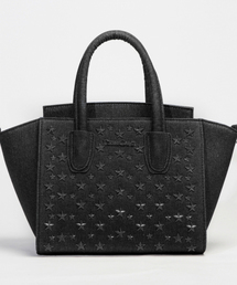 DRESSCAMP (ドレスキャンプ)TRIANGULAR スタースタッズ2WAYデニムハンドバッグ