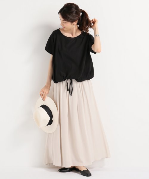 FRAMeWORK（フレームワーク）の「レーヨンロングギャザースカート◆（スカート・レディース・ライトグレー/キャメル/ネイビー・38/36）」の14枚目の写真