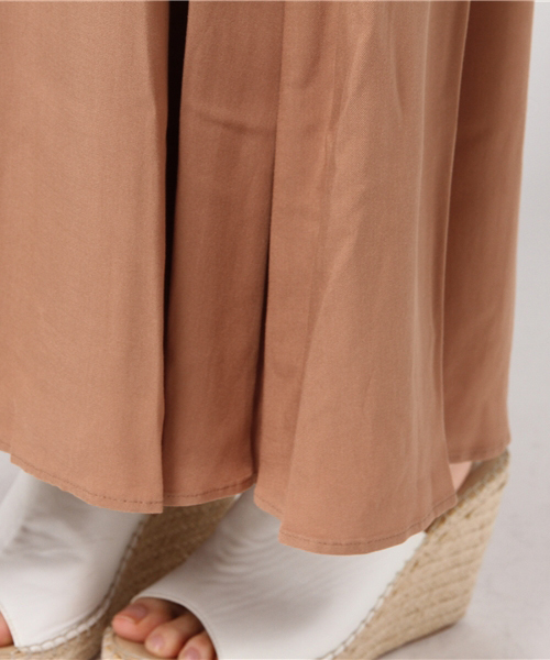 FRAMeWORK（フレームワーク）の「レーヨンロングギャザースカート◆（スカート・レディース・ライトグレー/キャメル/ネイビー・38/36）」の8枚目の写真