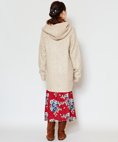 チャイハネ（チャイハネ）の「【チャイハネ】yul ボリュームカラーシンプルコート（その他アウター・レディース・ベージュ/ネイビー/グリーン・FREE）」の11枚目の写真