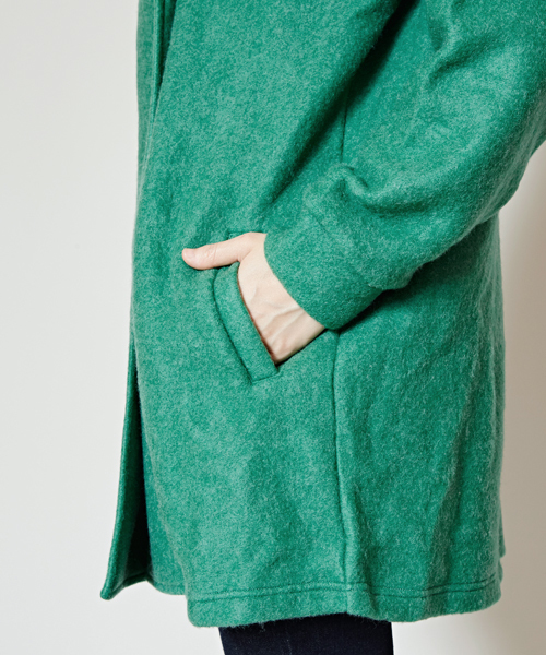 チャイハネ（チャイハネ）の「【チャイハネ】yul ボリュームカラーシンプルコート（その他アウター・レディース・ベージュ/ネイビー/グリーン・FREE）」の17枚目の写真