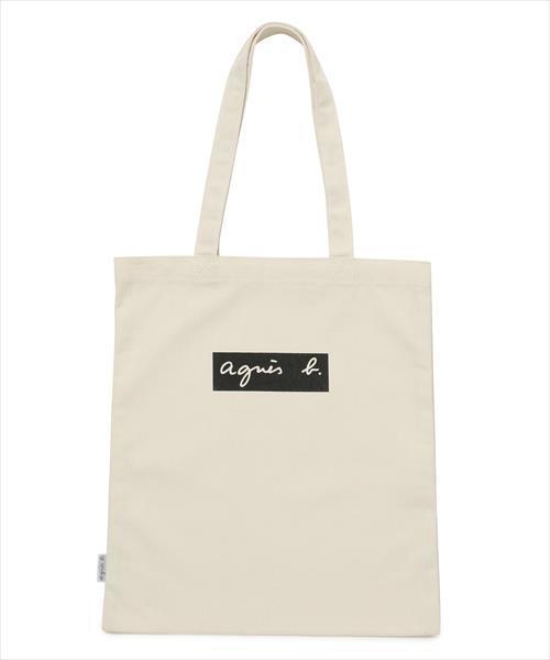 agnes b.（アニエスベー）の「【agnes b. pour ADAM ET ROPE'】TOTE BAG WITH BOX LOGO