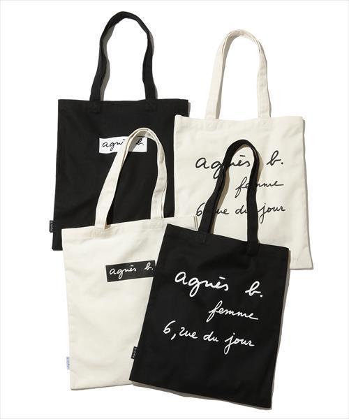 agnes b.（アニエスベー）の「【agnes b. pour ADAM ET ROPE'】TOTE BAG WITH BOX LOGO