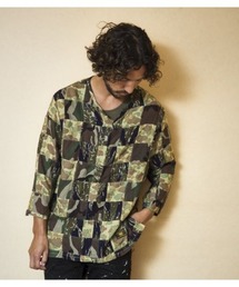 CAMO-GAZE PACHWORK TUNIC SHIRTS